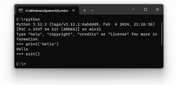 Console Python